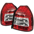Picture of Spyder Honda Civic 96-00 3DR LED Tail Lights Red Clear ALT-YD-HC96-3D-LED-RC