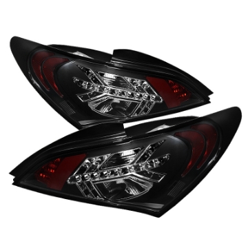 Picture of Spyder Hyundai Genesis 10-12 2Dr LED Tail Lights Black ALT-YD-HYGEN09-LED-BK