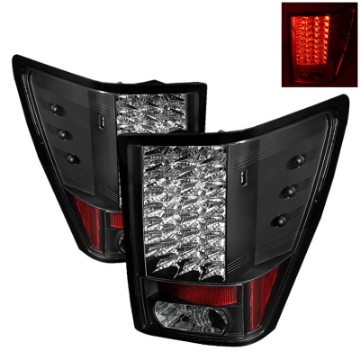 Picture of Spyder Jeep Grand Cherokee 07-10 LED Tail Lights Black ALT-YD-JGC07-LED-BK