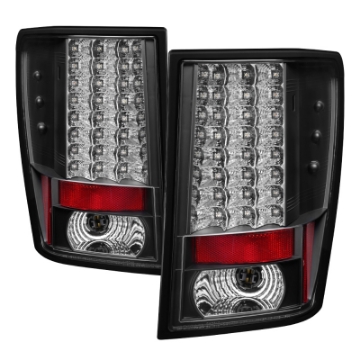 Picture of Spyder Jeep Grand Cherokee 07-10 LED Tail Lights Black ALT-YD-JGC07-LED-BK