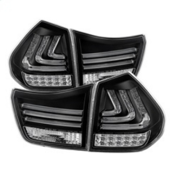 Picture of Spyder Lexus RX330-RX350 04-09 LED Tail Lights Black ALT-YD-LRX04-LED-BK