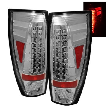 Picture of Spyder Chevy Avalanche 02-06 LED Tail Lights Chrome ALT-YD-CAV02-LED-C