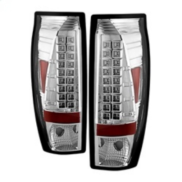 Picture of Spyder Chevy Avalanche 02-06 LED Tail Lights Chrome ALT-YD-CAV02-LED-C
