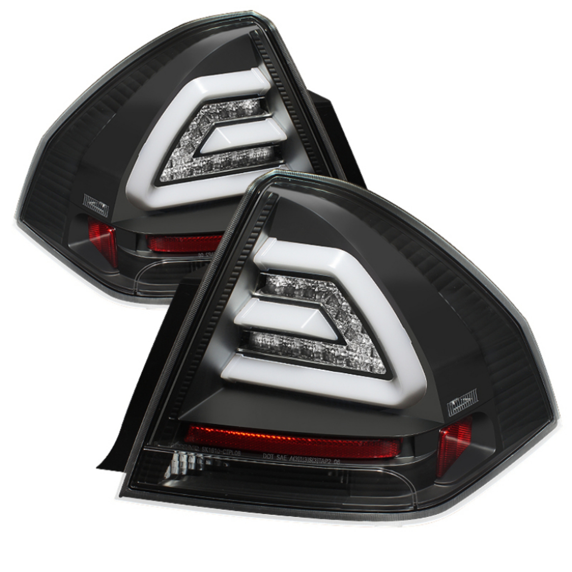 Picture of Spyder Chevy Impala 2006-2013 LED Tail Lights Black ALT-YD-CHIP06-LED-BK
