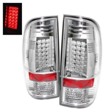 Picture of Spyder Ford Super Duty 08-15 LED Tail Lights Chrome ALT-YD-FS07-LED-C