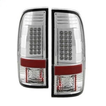 Picture of Spyder Ford Super Duty 08-15 LED Tail Lights Chrome ALT-YD-FS07-LED-C