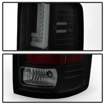 Picture of Spyder GMC Sierra 14-16 LED Tail Lights Black Smoke ALT-YD-GS14-LBLED-BSM
