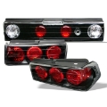 Picture of Spyder Honda CRX 88-91 Euro Style Tail Lights Black ALT-YD-HCRX88-BK