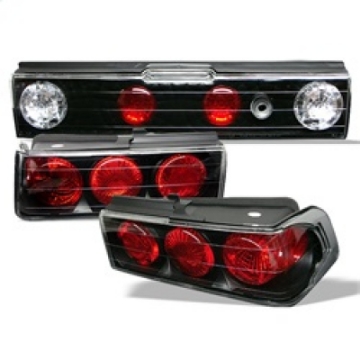 Picture of Spyder Honda CRX 88-91 Euro Style Tail Lights Black ALT-YD-HCRX88-BK