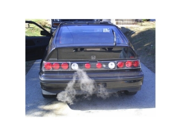 Picture of Spyder Honda CRX 88-91 Euro Style Tail Lights Black ALT-YD-HCRX88-BK