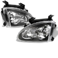 Picture of Spyder Honda Del Sol 93-97 Crystal Headlights Black HD-YD-HD93-BK