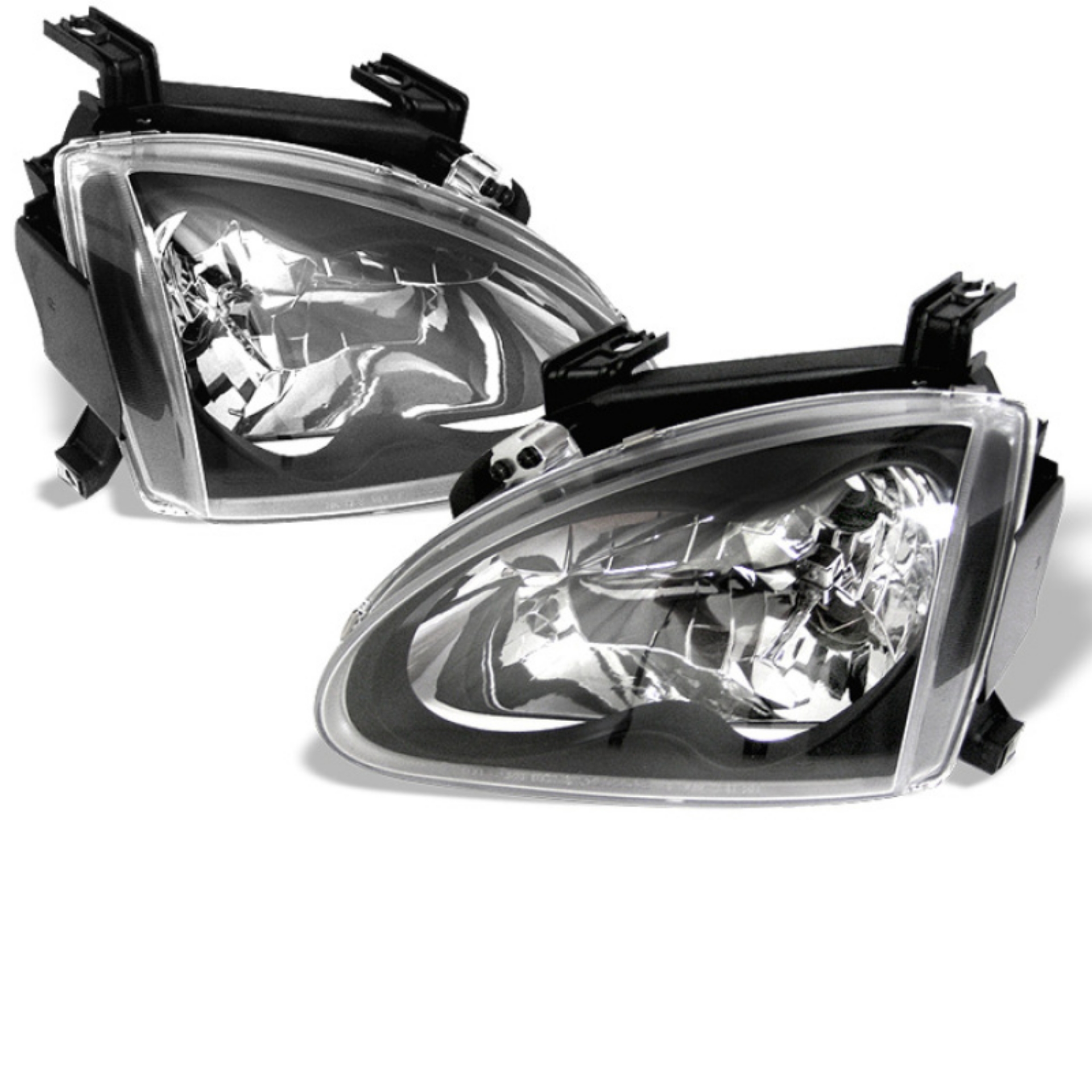 Picture of Spyder Honda Del Sol 93-97 Crystal Headlights Black HD-YD-HD93-BK
