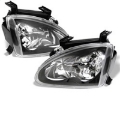 Picture of Spyder Honda Del Sol 93-97 Crystal Headlights Black HD-YD-HD93-BK