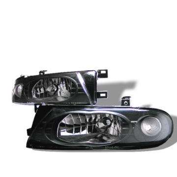 Picture of Spyder Nissan Altima 93-97 Crystal Headlights Black HD-YD-NA93-BK