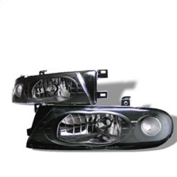 Picture of Spyder Nissan Altima 93-97 Crystal Headlights Black HD-YD-NA93-BK
