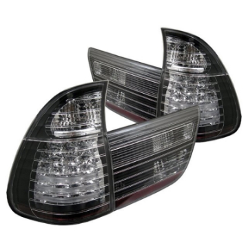 Picture of Spyder BMW E53 X5 00-06 4PCS LED Tail Lights Black ALT-YD-BE5300-LED-BK