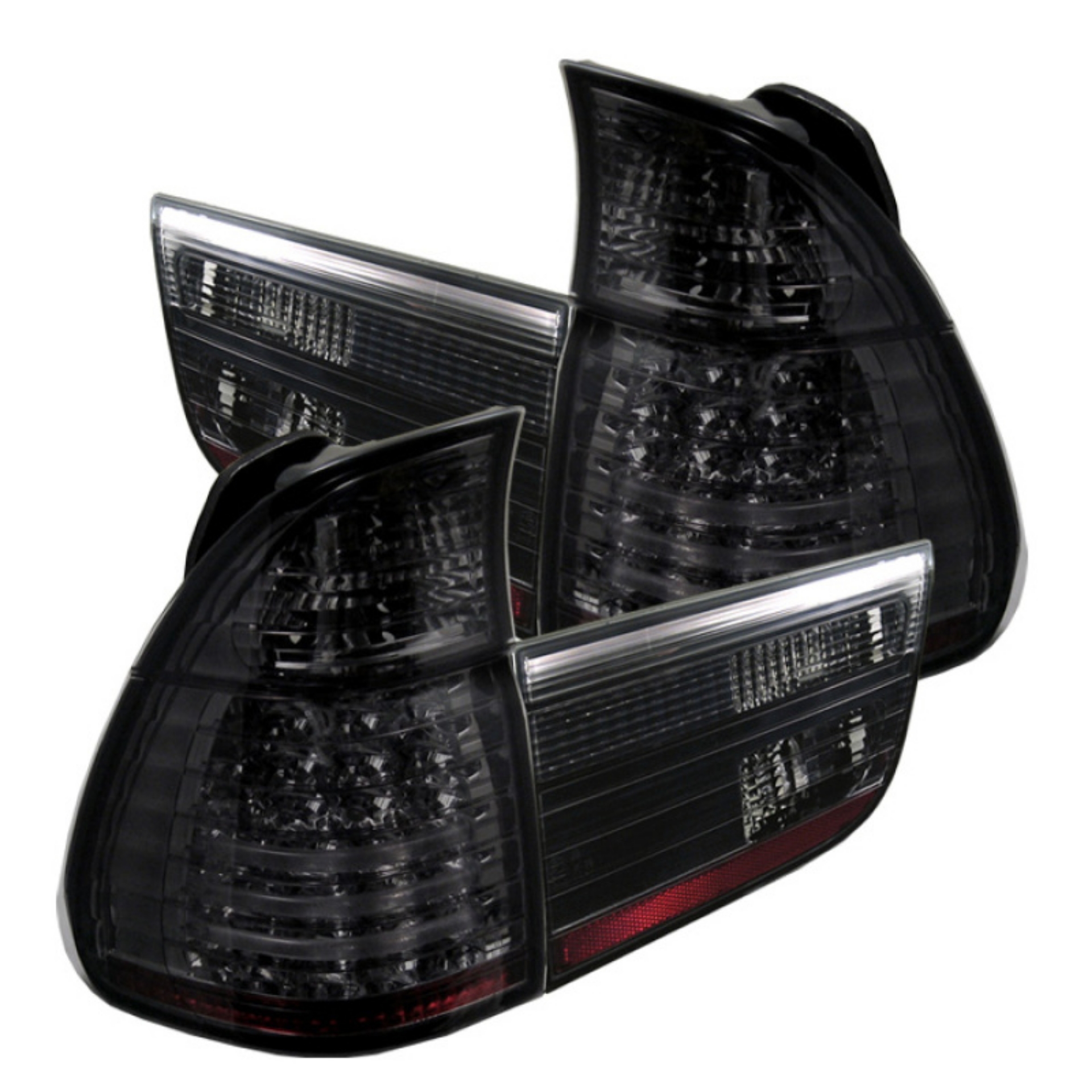 Picture of Spyder BMW E53 X5 00-06 4PCS LED Tail Lights Smoke ALT-YD-BE5300-LED-SM