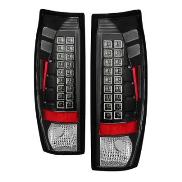 Picture of Spyder Chevy Avalanche 02-06 LED Tail Lights Black ALT-YD-CAV02-LED-BK