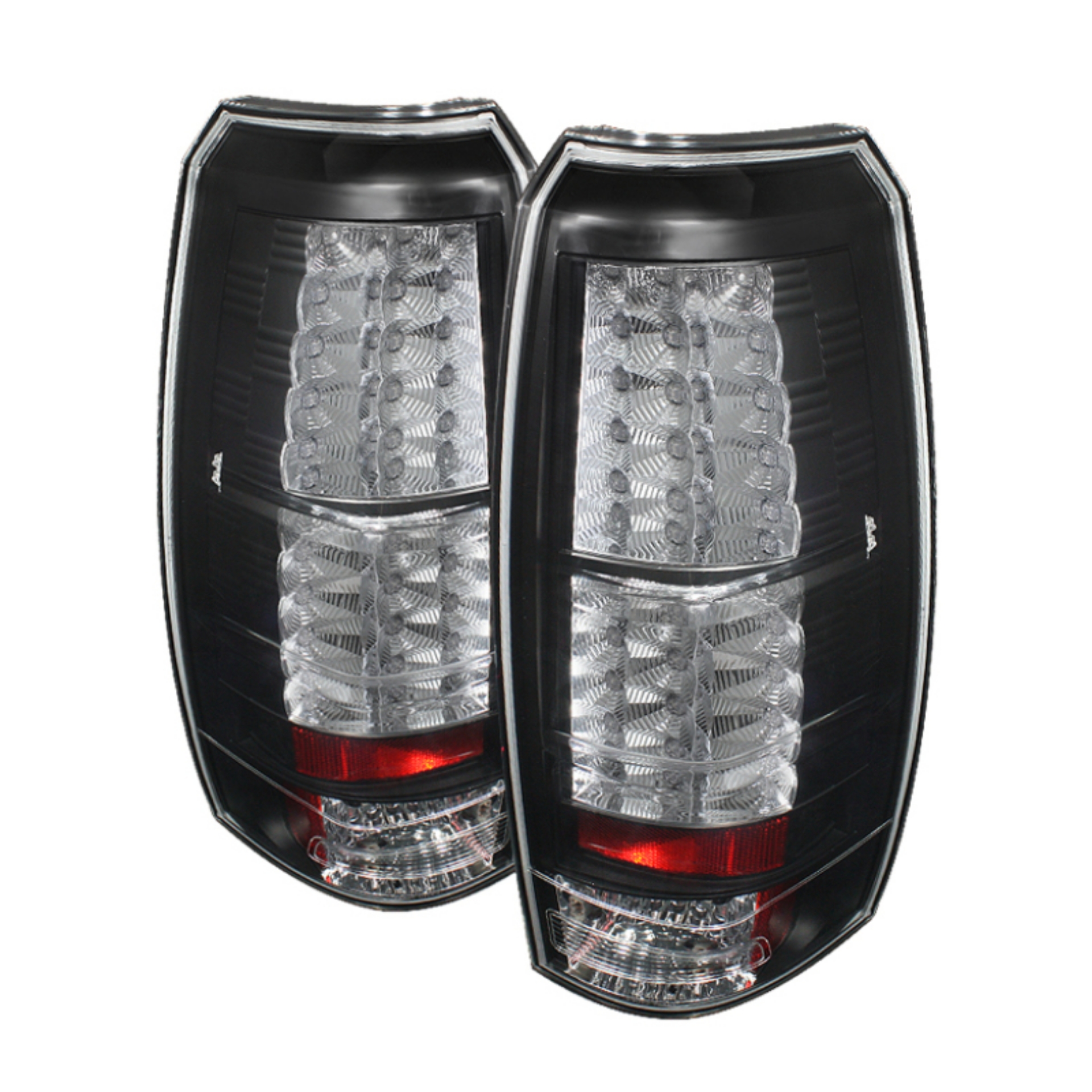 Picture of Spyder Chevy Avalanche 07-13 LED Tail Lights Black ALT-YD-CAV07-LED-BK