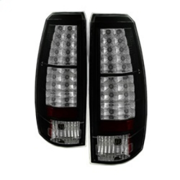 Picture of Spyder Chevy Avalanche 07-13 LED Tail Lights Black ALT-YD-CAV07-LED-BK