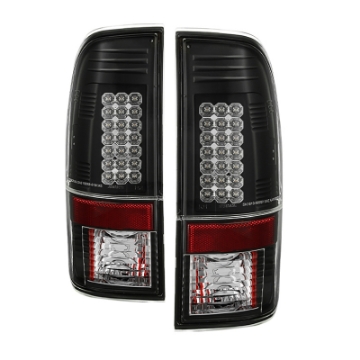 Picture of Spyder Ford Super Duty 08-15 LED Tail Lights Black ALT-YD-FS07-LED-BK