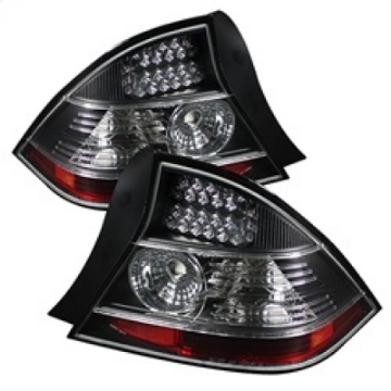 Picture of Spyder Honda Civic 04-05 2Dr LED Tail Lights Black ALT-YD-HC04-2D-LED-BK