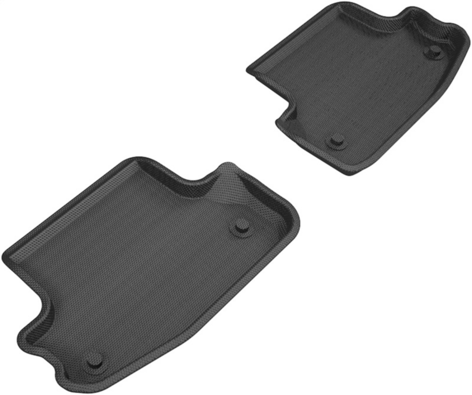 Picture of 3D MAXpider 18-20 Audi A5 Coupe - S5 Coupe Kagu 2nd Row Floormats - Black