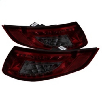 Picture of Spyder Porsche 997 05-08 LED Tail Lights Red Smoke ALT-YD-P99705-LED-RS