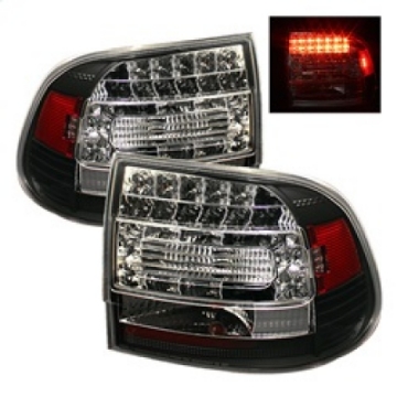 Picture of Spyder Porsche Cayenne 03-07 LED Tail Lights Black ALT-YD-PCAY03-LED-BK