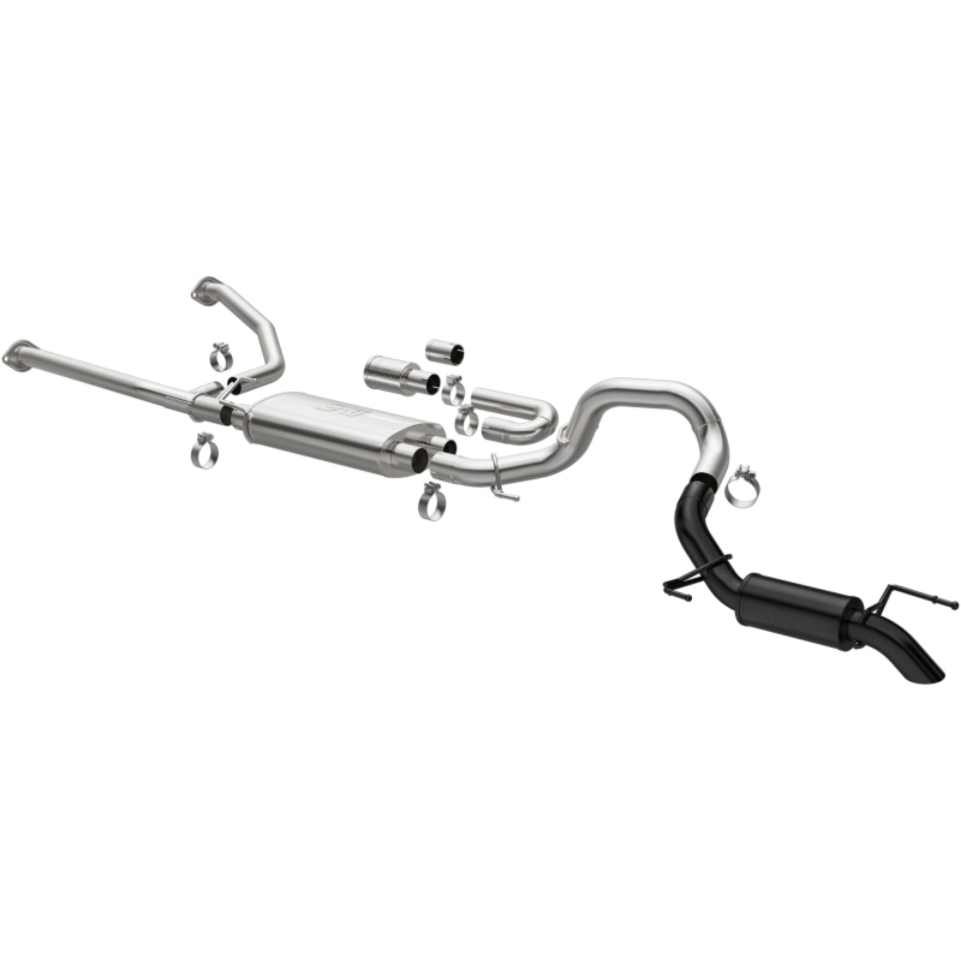 Picture of MagnaFlow 2023 Toyota Sequoia Overland Series Black Axle-Back Exhaust