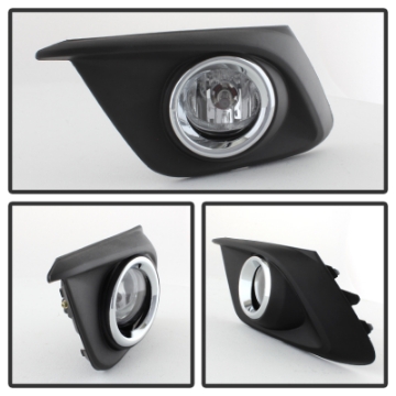 Picture of Spyder Mazda 3 2014+ OEM Fog Light w-Switch- Clear FL-MM32014-C