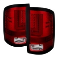 Picture of Spyder GMC Sierra 14-16 LED Tail Lights Red Clear ALT-YD-GS14-LBLED-RC