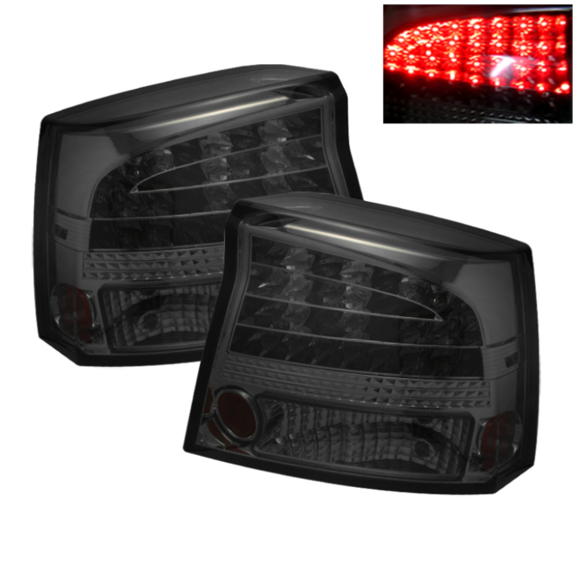 Picture of Spyder Dodge Charger 06-08 LED Tail Lights Smoke ALT-YD-DCH05-LED-SM