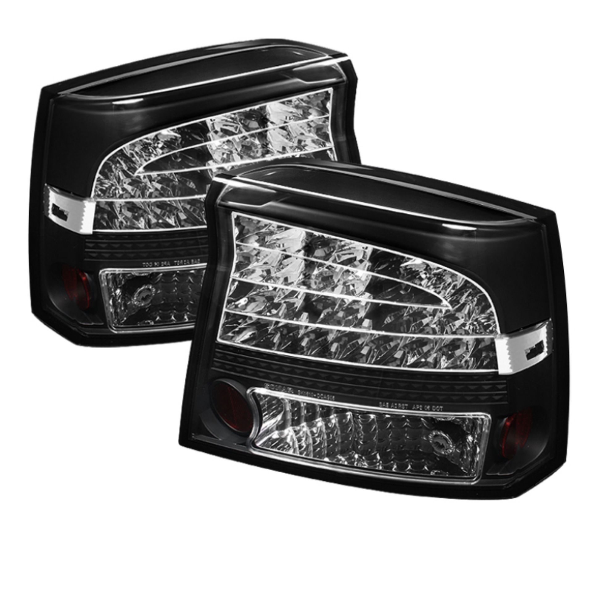 Picture of Spyder Dodge Charger 09-10 LED Tail Lights Black ALT-YD-DCH09-LED-BK
