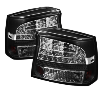 Picture of Spyder Dodge Charger 09-10 LED Tail Lights Black ALT-YD-DCH09-LED-BK
