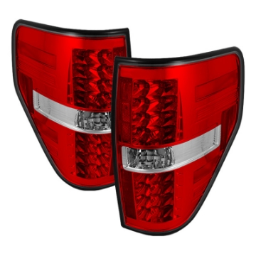 Picture of Spyder Ford F150 09-14 LED Tail Lights Red Clear ALT-YD-FF15009-LED-RC