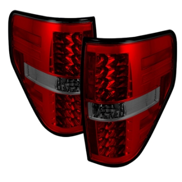Picture of Spyder Ford F150 09-14 LED Tail Lights Red Smoke ALT-YD-FF15009-LED-RS