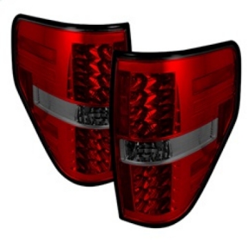 Picture of Spyder Ford F150 09-14 LED Tail Lights Red Smoke ALT-YD-FF15009-LED-RS