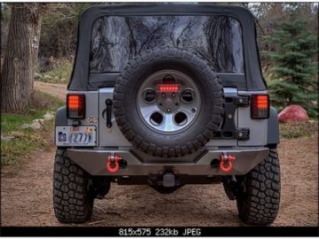 Picture of Spyder Jeep Wrangler 07-15 LED Tail Lights Smoke ALT-YD-JWA07-LED-SM