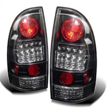 Picture of Spyder Toyota Tacoma 05-15 LED Tail Lights Black ALT-YD-TT05-LED-BK