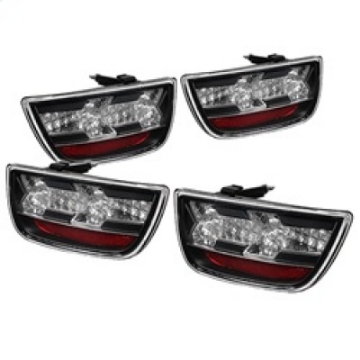 Picture of Spyder Chevy Camaro 10-13 LED Tail Lights Black ALT-YD-CCAM2010-LED-BK
