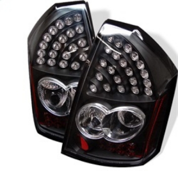 Picture of Spyder Chrysler 300 05-07 LED Tail Lights Black ALT-YD-CHR305-LED-BK