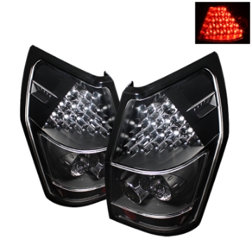 Picture of Spyder Dodge Magnum 05-08 LED Tail Lights Black ALT-YD-DMAG05-LED-BK