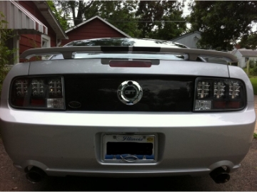 Picture of Spyder Ford Mustang 05-09 LED Tail Lights Black ALT-YD-FM05-LED-BK