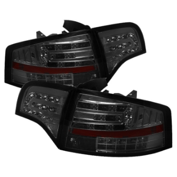 Picture of Spyder Audi A4 4Dr Does Not Fit Quattro Models 06-08 LED Tail Lights Smoke ALT-YD-AA406-G2-LED-SM