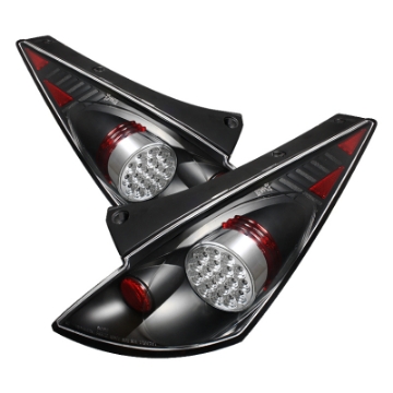 Picture of Spyder Nissan 350Z 03-05 LED Tail Lights Black ALT-YD-N350Z02-LED-BK