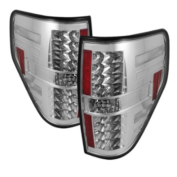 Picture of Spyder Ford F150 09-14 LED Tail Lights Chrome ALT-YD-FF15009-LED-C