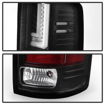 Picture of Spyder GMC Sierra 14-16 LED Tail Lights Black ALT-YD-GS14-LBLED-BK