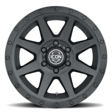 Picture of ICON Rebound 18x9 5x150 25mm Offset 6in BS 110-1mm Bore Double Black Wheel