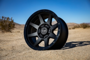 Picture of ICON Rebound 18x9 6x5-5 25mm Offset 6in BS 95-1mm Bore Double Black Wheel